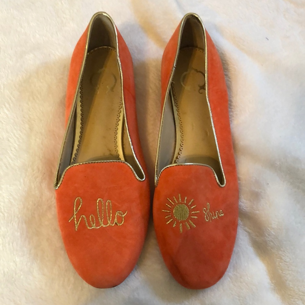 Genuine leather suede ‘Hello Sunshine’ loafer